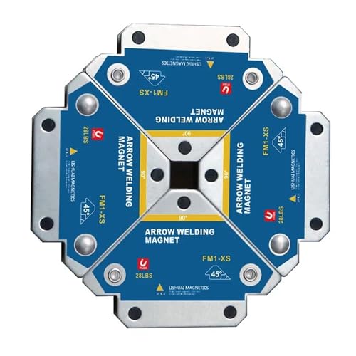 Welding Magnets 28lbs Magnetic Holder Metal Positioning Arrow Table Magnet Clamp 45° 90° 135° Tool(4 PCS)