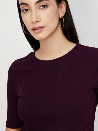 Image of Max Plus Size Women Ribbed T-Shirt