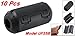 Gino UF35B 5mm Inner Diameter Black Core Ferrite Cable Clip 10 Pcs