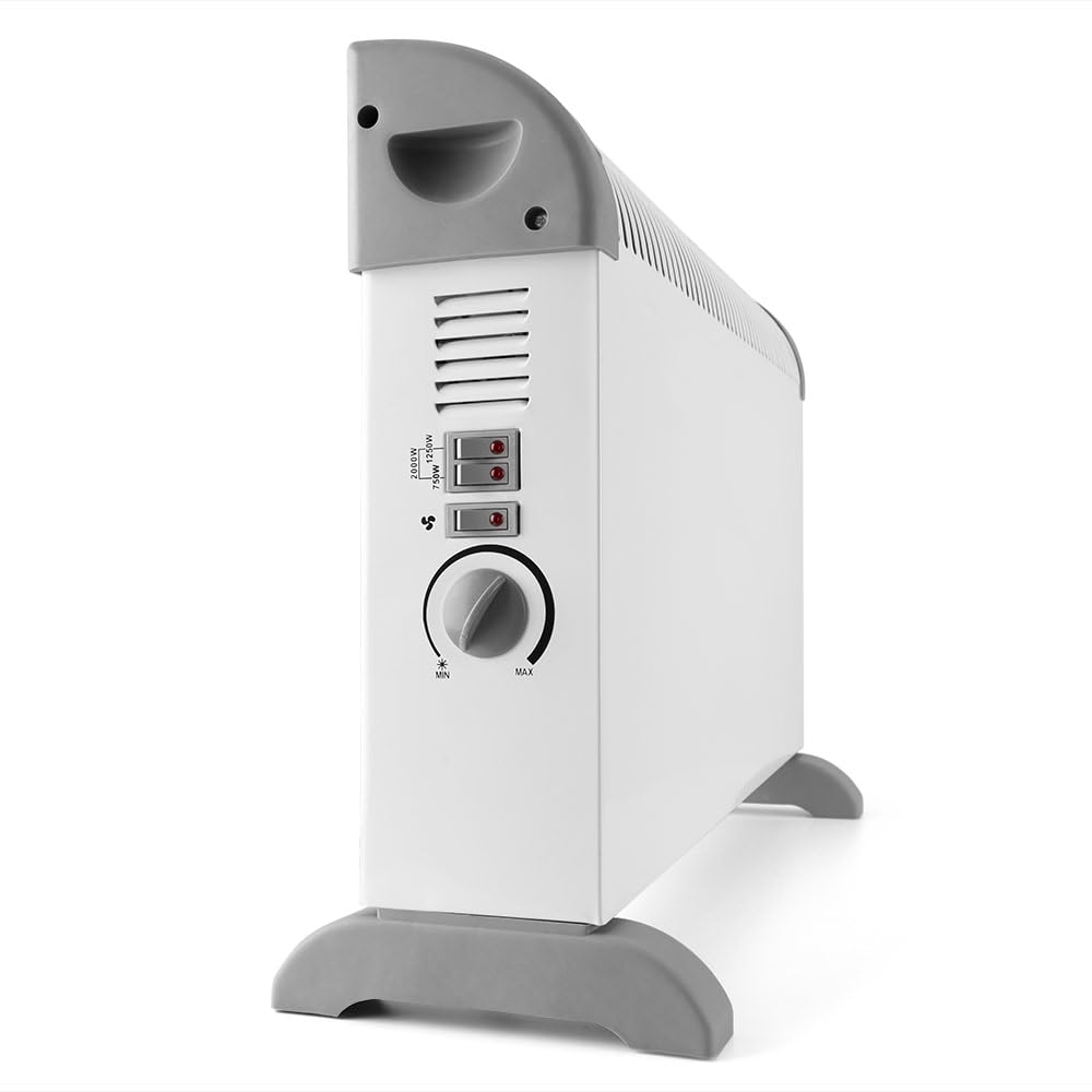 Orbegozo CVT 3400 B Termoconvettore Turbo 2000W – 3 Livelli, Termostato Regolabile E Bianco