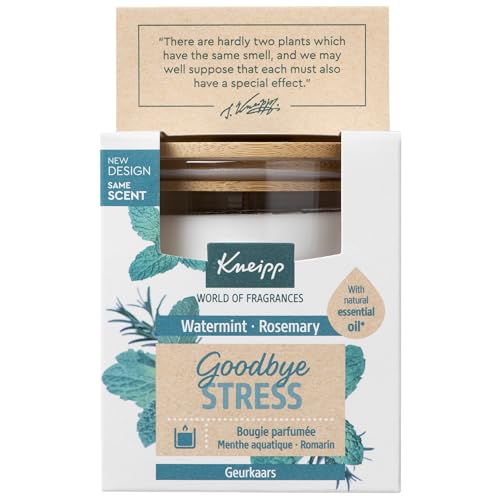Kneipp Duftkerze Goodbye Stress Wasserminze Rosmarin