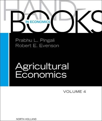 Handbook of Agricultural Economics: Volume 4