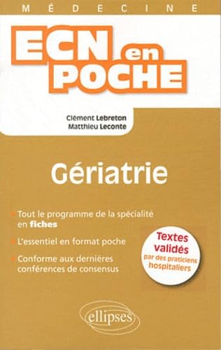 livre Gériatrie