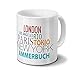 Städtetasse Ammerbuch - Design Famous Cities of the World - Stadt-Tasse, Kaffeebecher, City-Mug, Becher, Kaffeetasse - Farbe Weiß