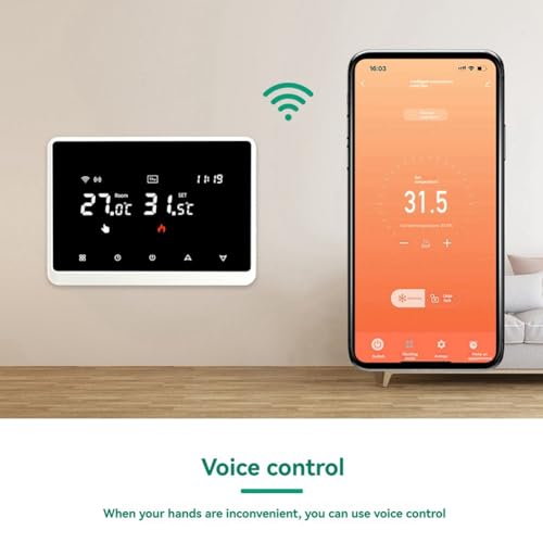 Thermostat WiFi intelligent chauffage eau chaudière gaz boîtier connecté Home Control - 5