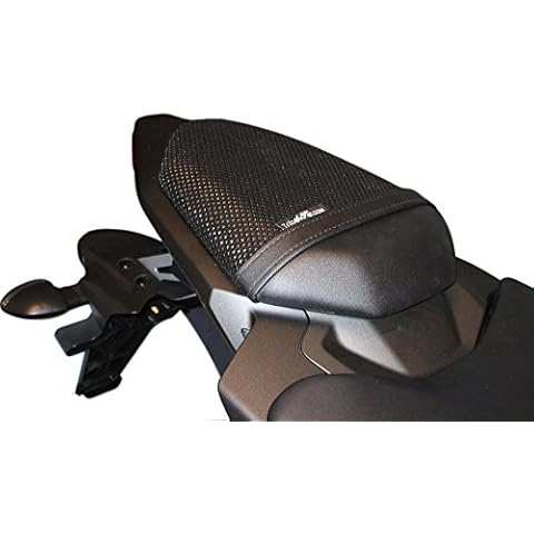 TRIBOSEAT Cubierta Asiento Antideslizante Negro para Yamaha MT07 Moto Cage Cover