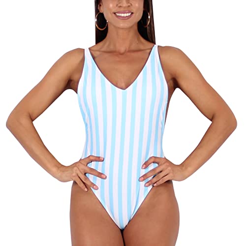 Vedicci Traje de Baño Completo para Mujer Talla M Color Azul