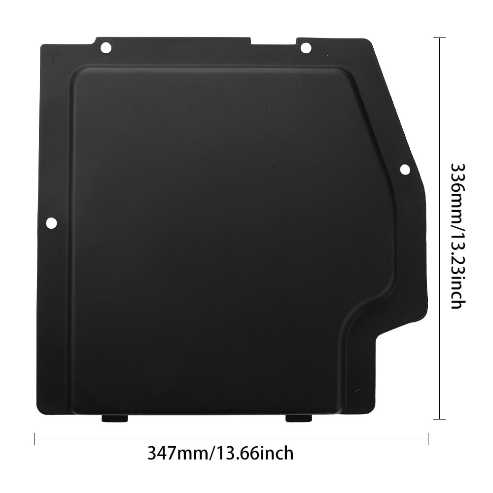 Kit de tapa de batería Para Can-Am Maverick X3, Placa de plástico negro cubierta de la batería Para Can Am Maverick X3 MAX 2017-2025 Todos los modelos Accesorios