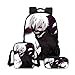 Produktbild Twhoixi Anime Tokyo Ghoul 3 Teile/Satz Kombination Rucksäcke für Jungen Mädchen Schule Bookbag Casual Umhängetasche Täglichen Beutel