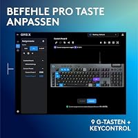 Logitech G G915 X - Kabelgebundene, Gaming-Tastatur – Ansicht 4