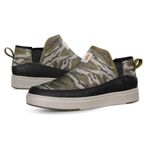 Carhartt Men's Detroit Canvas Mid Slip On, Mossy Oak, 10.5M
