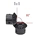 1PCS 1:1 Bevel Gear 1.5M 30Teeth Bore 12/14/15/16/17/18/20mm 90 Degrees Meshing Angle Steel Gears Screw Hole M5 45# Industrial Bearings Gears(12mm)