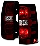 VIPMOTOZ Smoke Red Lens OE-Style Tail Light Lamp Assembly For 2007-2014 Chevy Tahoe Suburban GMC Yukon XL 1500 2500, Driver & Passenger Side