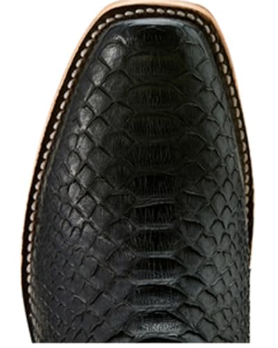ARIAT Men's Futurity Exotic Python Tall Western Boot Square Toe Black 9 D(M) US4