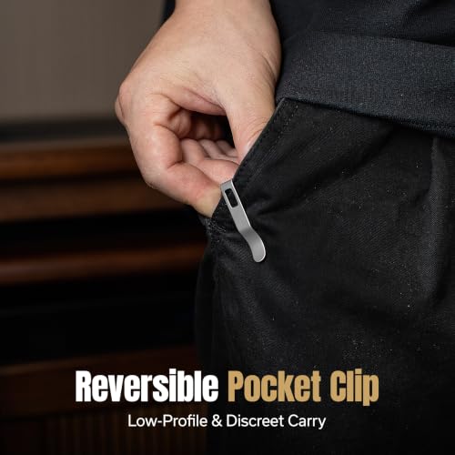 Image of CIVIVI Yonder Clip Point 2.88 inch 14C28N Pocket Knife EDC Wood /Brass C25026-1 | Ambidextrous Carry, Smooth Action, Pocket-friendly, Crossbar Lock Mechanism
