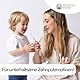 Matchstick Monkey Baby Elektrische Zahnbürste - Sanfte Reinigung für Babys & Kleinkinder - 3-36 Mon. - ultraweiche Borsten & BioCote® Schutz - Schallzahnbürste - inkl. Batterie (Giraffe)