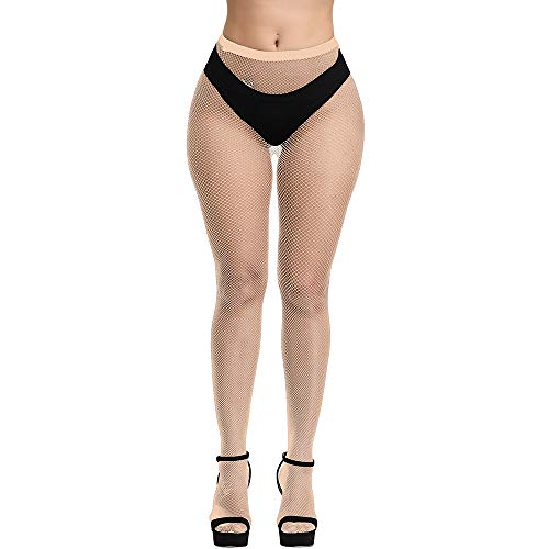 WEANMIX Nude Fishnet Stockings