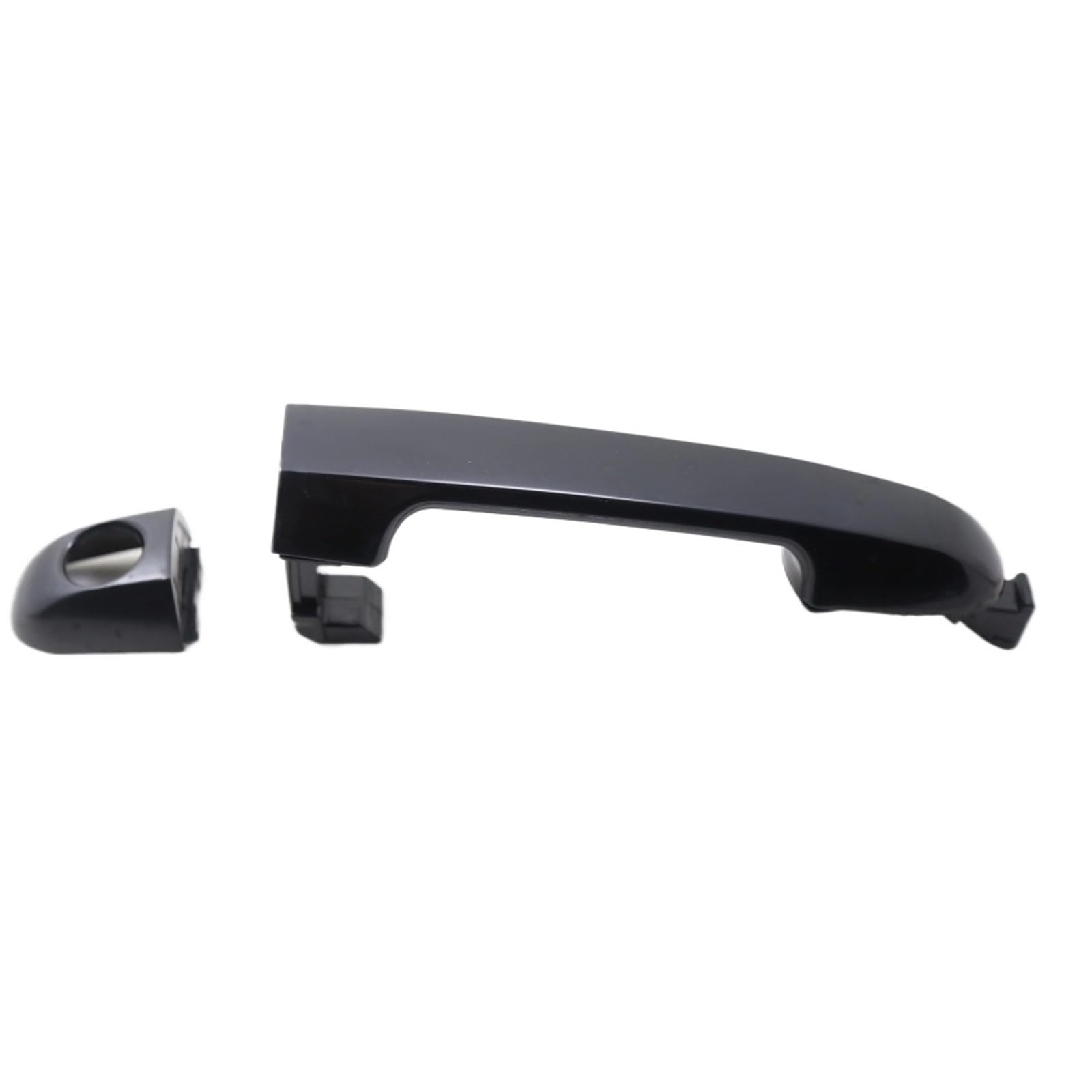 Kpuwers Exterior Door Handle Black Exterior Door Handle 82651-1M020 for KIA for Sedan for Hatchback for Koup for Cerato 2009-2013 Handles Replacement(Rear Left)