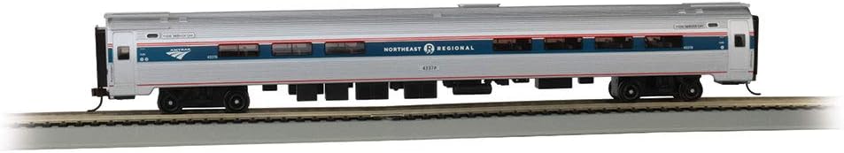 85' Budd Amtrak Passenger Car - Amfleet I Café Car - Northeast Regional Phase VI - HO Scale