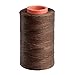 Bitz Waxed Cotton Horse Plaiting Thread (250m) (Brown)