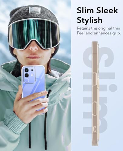 Image of Jkobi Lifetime Anti-Yellow Clear Back Cover Case for Vivo iQOO Z10x (Sleek Hard Crystal | Shockproof and Camera Protection)
