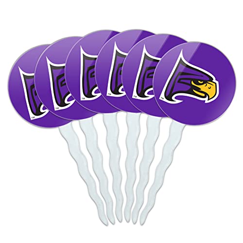 Hunter College Primary Logo Cupcake Picks Toppers Decoration Set of 6