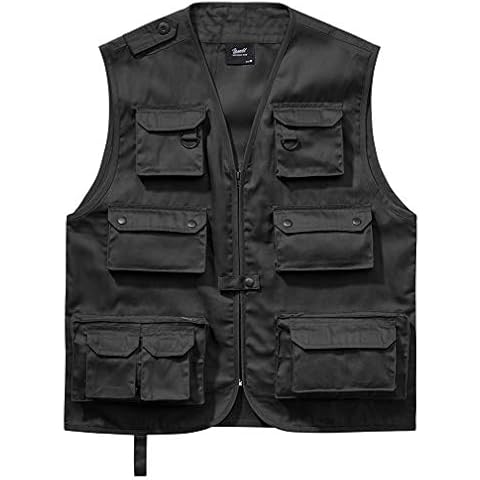 Chaleco de caza Brandit negro talla 5XL Cover