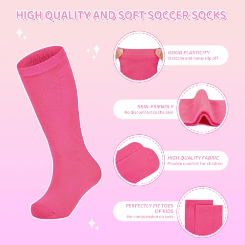 Century Star Toddler Baseball Knee High Socks for Boys Girls Soft Long Tube Softball Sock Youth Kids Soccer Uniform Socks4