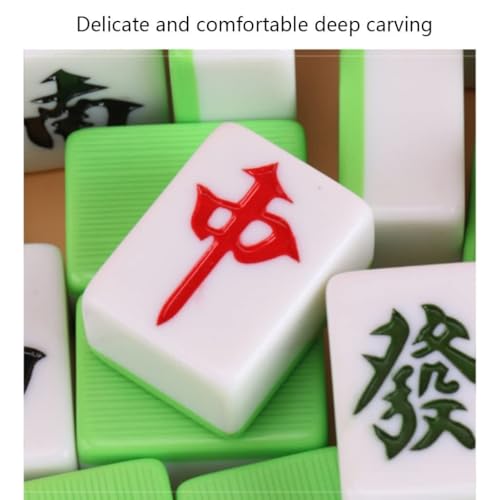 Mahjong Chino de Melamina para Hogar y Viaje miniatura 4
