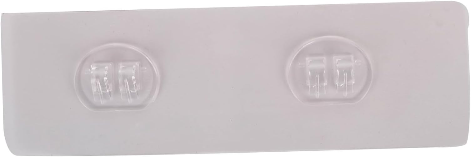 Risingmaber Beyaz Metal Yapışkanlı Saç Kurutma Askısı, Yapışkanlı Banyo Düzenleyici Organizer Fön Makinelik MT83B