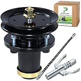 POSEAGLE 539131898 Spindle Assembly with 532199789 Spindle Pulley Replaces 539131898 Husqvarna Spindle Assembly for Husqvarna Z242F, TS242D, TS242XD, Z242E, TS 242XD Zero Turn Mowers