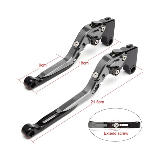 Manetas de embrague CNC ajustables evitan roturas en caídas para moto Yamaha MT-03 2015 5