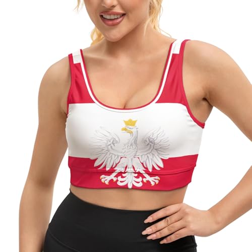 Image of Yoga top Women's Cheerleading Uniform Gym Outfit Running Crop Tops Yoga Shirts Casual Tank Top
