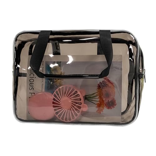 Pochette de transport transparente contre les fuites de maquillage