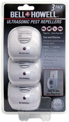 Bell and Howell Ultrasonic Pest Repellers, 3 Pack
