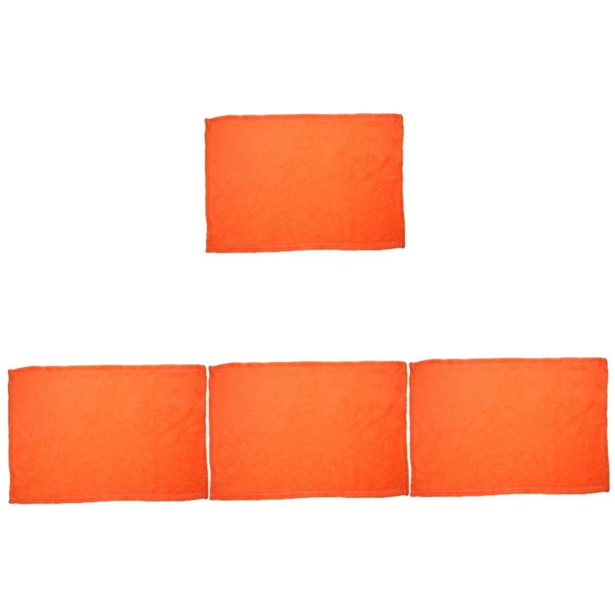 Zerodeko 4pcs Fleece Throw Blanket Fuzzy Blanket for Couch Sofa Chair Car Bed Lightweight Fluffy Cozy Sleeping