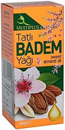 Multiplus Tatlı Badem Yağı 30 Ml Soğuk Pres Doğal Ürün Sweet Almond Oil
