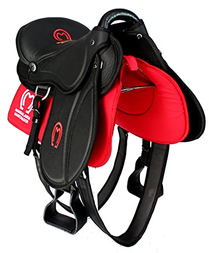 Sela para Cavalo Australiana Mangalarga 16 polegadas Adulto Pronta para Uso + Acessórios para Montar