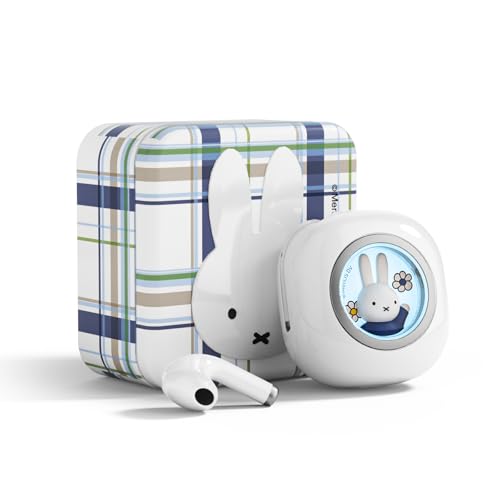 Miffy Bluetooth 5.3 Earbuds-Pro - IPX5 Waterproof, Touch Controls, 30H Playtime.(Blue)