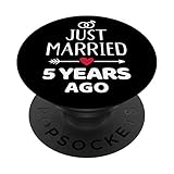 Photo Gallery appena sposato 5 anni fa 5° anniversario di matrimonio popsockets popgrip: impugnatura per telefoni cellulari e tablet intercambiabile Photo Gallery appena sposato 5 anni fa 5° anniversario di matrimonio popsockets popgrip: impugnatura per telefoni cellulari e tablet intercambiabile