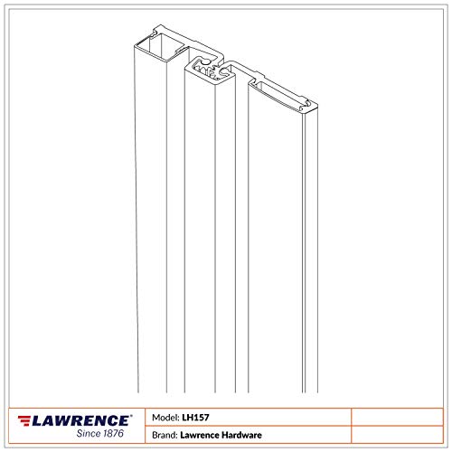 Continuous Geared Door Hinge Full Surface Anodized Aluminum 83 Inch Heavy Duty Center Pivot Tamperproof For Repairing Storefront Door Compare To Select Sl57 Lawrencelh-Hd157 #TOP2