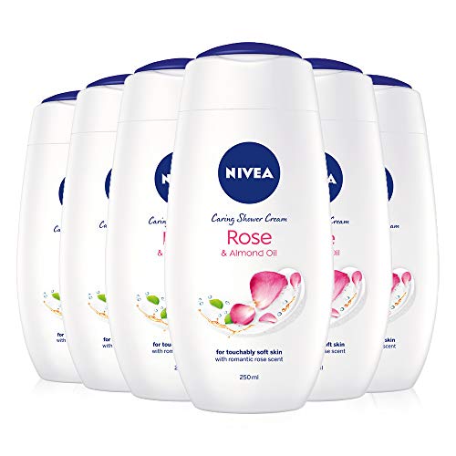 Nivea Rose & Almond Oil Shower Cream 250ml (Pack of 6) – Ansicht 1