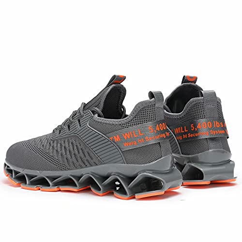 Image of Vooncosir Men's Fashion Sneakers Breathable Mesh Running Shoes Blade Non Slip Soft Sole Casual Athletic Walking Shoes