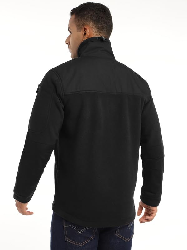 Image of MOUNTMILLER Men's Ripstop Dual Superbond HLKN Fleece Tactical Jacket | Water Repellant | Multi-Pocket | Abrasion-Resistant | Ideal for Outdoor, Hiking & Trekking