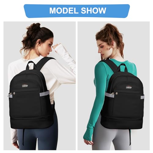 Image of coofay Gym Backpack For Women, Gym Bag with Shoe Compartment