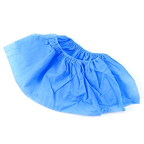 Vvciic Lot de 100 couvre-chaussures jetables non tissés anti-poussière antidérapants épais respirants Cover