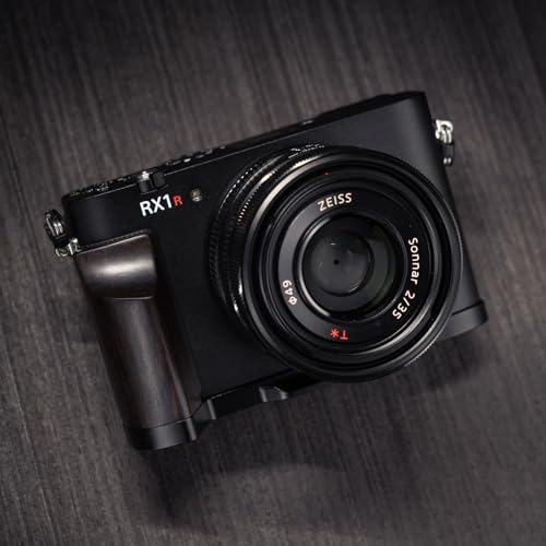 Iborrys L-Shaped Camera Handle ，Compatible with Sony DSC-RX1RM3 Camera ，Precious Vintage Solid Wood | Handcrafted by Experienced Artisans (African Blackwood BlackA)
