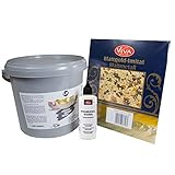 5 kg lm creativo diseño hormigón Set con hojas de oro Imitación – Marrón Dorado – - hormigón para creativos, manualidades hormigón, hormigón para bricolaje creativo hormigón