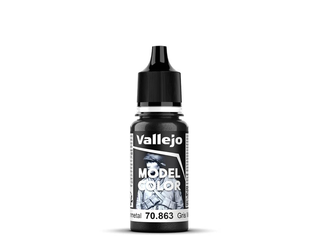 Vallejo Model Color 70863 Gunmetal Grey (17ml)