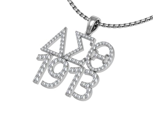 Delta Sigma Theta 1913 Necklace with 18